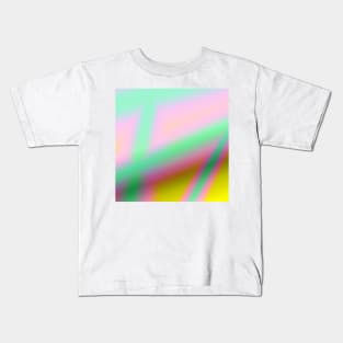 yellow pink orange abstract texture Kids T-Shirt